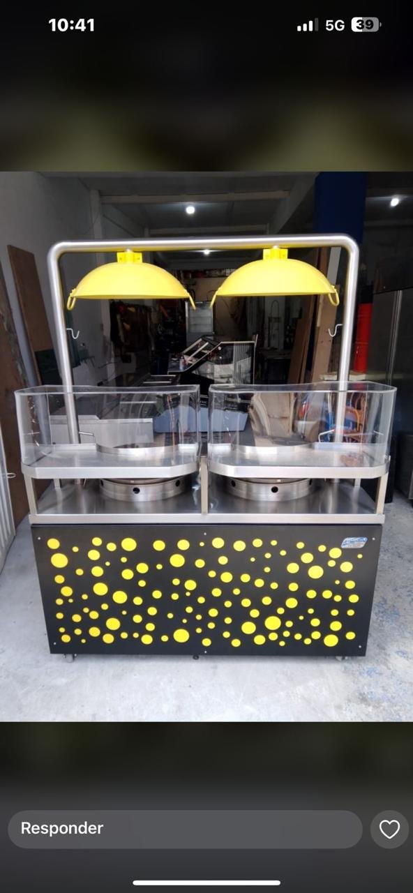 Cocina industrial en acero inoxidable